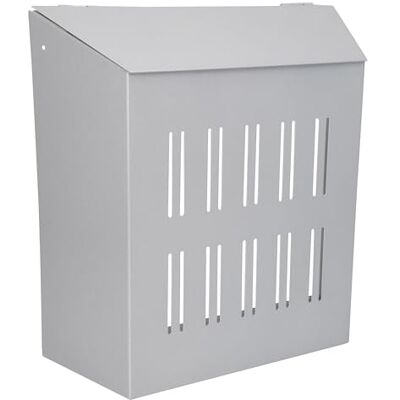 Sterling MC06S postvanger, zilver, 345 mm x 352 mm x 120 mm Sterling MC06S postvanger, zilver, 345 mm x 352 mm x 120 mm