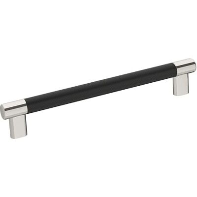 Amerock Cabinet Pull Polished Nickel/Black Bronze 8 inch (203 mm) Center-to-Center Esquire 1 Pack Drawer Pull Drawer Handle Cabinet Hardware Amerock Cabinet Pull Polished Nickel/Black Bronze 8 inch (203 mm) Center-to-Center Esquire 1 Pack Drawer Pull Drawer Handle Cabinet Hardware
