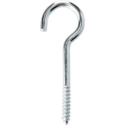 Merriway Bulk Hardware BH01681 60 mm BZP stalen schroefhaken (verpakking à 20), wit, stuks Merriway Bulk Hardware BH01681 60 mm BZP stalen schroefhaken (verpakking à 20), wit, stuks