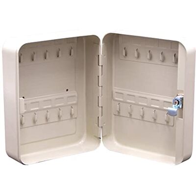 Micel 13379 Sleutelkast om op te hangen aan de muur, voor 20 sleutels, grijs/beige, 160 x 200 x 75 mm Micel 13379 Sleutelkast om op te hangen aan de muur, voor 20 sleutels, grijs/beige, 160 x 200 x 75 mm