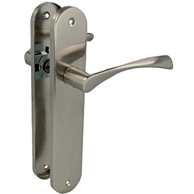AMIG Model 24022 - Ergonomisch deurhandvat geborsteld nikkel AMIG Model 24022 - Ergonomisch deurhandvat geborsteld nikkel