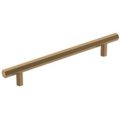 Amerock Kabinettrek Champagne Brons 6-5/16 inch (160 mm) Center-to-Center Kaliber 1 Pack Lade Pull Kabinet handvat Kabinet Hardware Amerock Kabinettrek Champagne Brons 6-5/16 inch (160 mm) Center-to-Center Kaliber 1 Pack Lade Pull Kabinet handvat Kabinet Hardware
