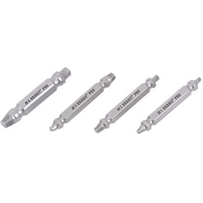 TREND 4-delige Grabit Schroef Extractor Set, Verwijder beschadigde schroeven en bouten Moeiteloos, GRAB/SE2/SET TREND 4-delige Grabit Schroef Extractor Set, Verwijder beschadigde schroeven en bouten Moeiteloos, GRAB/SE2/SET