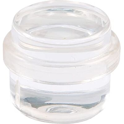 Amig Transparante decoratieve ronde zelfklevende deurstopper of vloerstopper met antislip rubberen strip, voor deuropeningen, beschermt muren en meubels tegen stoten Diameter Ø30 x 30 mm Amig Transparante decoratieve ronde zelfklevende deurstopper of vloerstopper met antislip rubberen strip, voor deuropeningen, beschermt muren en meubels tegen stoten Diameter Ø30 x 30 mm