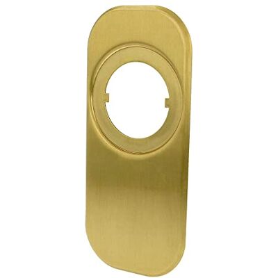 Amig Beschermschild voor sloten, voorkomt krassen op de deur met de sleutel, rechthoekig, verchroomd messing, zilver, afmetingen: 165 x 74 mm Amig Beschermschild voor sloten, voorkomt krassen op de deur met de sleutel, rechthoekig, verchroomd messing, zilver, afmetingen: 165 x 74 mm
