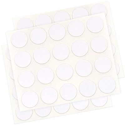 Adsamm CC-SA-WH-13-20-3 CC-SA-WH-13-20 60 x afdekkappen, wit, Ø 13 mm Adsamm CC-SA-WH-13-20-3 CC-SA-WH-13-20 60 x afdekkappen, wit, Ø 13 mm