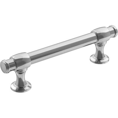 Amerock Kabinettrek gepolijst chroom 96 mm van centrum tot midden Winsome 1 pak lade pull kastgreep kastbeslag Amerock Kabinettrek gepolijst chroom 96 mm van centrum tot midden Winsome 1 pak lade pull kastgreep kastbeslag