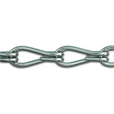 Chapuis LVBT2 dubbele ketting, vernikkeld staal, 5 kg, diameter 1,6 mm, lengte 2,5 m Chapuis LVBT2 dubbele ketting, vernikkeld staal, 5 kg, diameter 1,6 mm, lengte 2,5 m