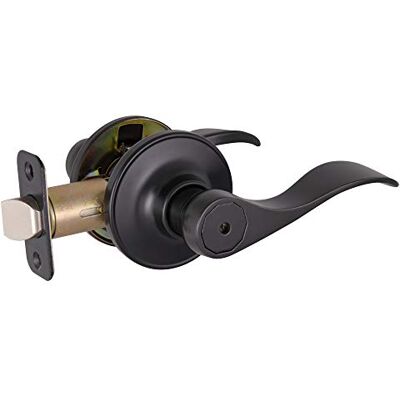 Design House 778902 Springdale Privacy Bed and Bath Door Lever Matte Black Design House 778902 Springdale Privacy Bed and Bath Door Lever Matte Black