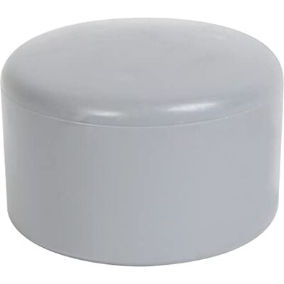 Alberts 654467 paalkap voor metalen palen accessoires voor industrieel programma, grijs Alberts 654467 paalkap voor metalen palen accessoires voor industrieel programma, grijs