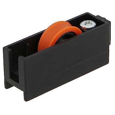 Amig Schuifraamrol Set van 2 stuks Afmeting 51 x 20 mm Nylon behuizing met kogellagers Ontworpen voor schuiframen Zwart Mod. COR09 Amig Schuifraamrol Set van 2 stuks Afmeting 51 x 20 mm Nylon behuizing met kogellagers Ontworpen voor schuiframen Zwart Mod. COR09