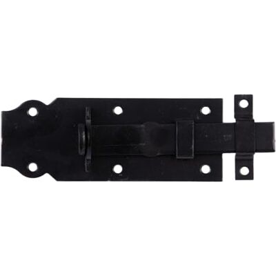 Alberts 117085 Slotgrendel verzinkt zwart geplastificeerd recht met lus 120 mm Alberts 117085 Slotgrendel verzinkt zwart geplastificeerd recht met lus 120 mm