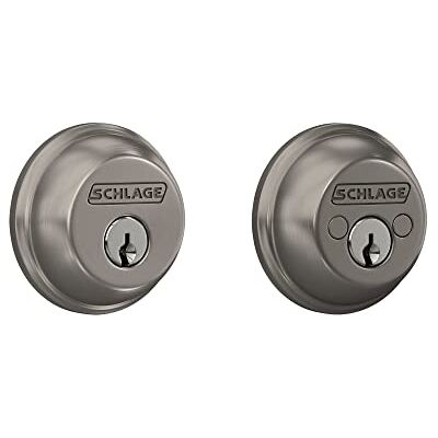 SCHLAGE B62N619 sleepgrendel, sleutel aan beide zijden, gesatineerd nikkel SCHLAGE B62N619 sleepgrendel, sleutel aan beide zijden, gesatineerd nikkel