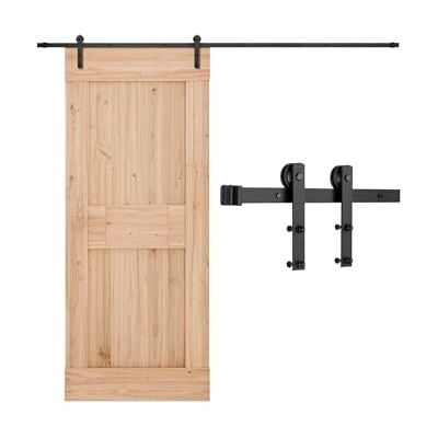 VEVOR 10FT glijdende schuurdeur hardware kit, 350 lbs gewichtscapaciteit, compatibel met 150 cm maximale breedte en 1-3/8 tot 1-3/4 inch dikte enkele schuifdeur, duurzame track & I-vormige roller VEVOR 10FT glijdende schuurdeur hardware kit, 350 lbs gewichtscapaciteit, compatibel met 150 cm maximale breedte en 1-3/8 tot 1-3/4 inch dikte enkele schuifdeur, duurzame track & I-vormige roller