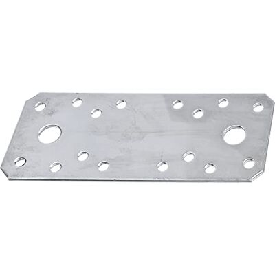 Alberts 342739 Platte connector Roestvrij staal 133 x 55 x 2,0 mm Alberts 342739 Platte connector Roestvrij staal 133 x 55 x 2,0 mm