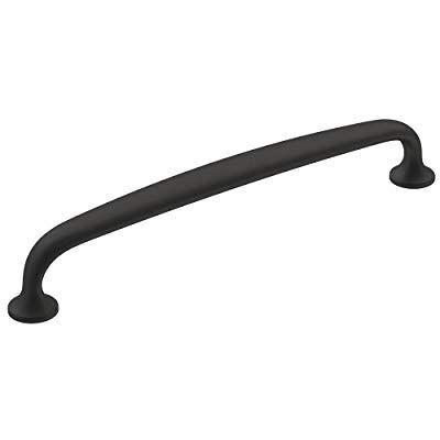 Amerock Kast Pull Mat Zwart 6-5/16 inch (160 mm) Center-to-Center Roem 1 Pack Lade Pull Kabinet Handvat Kabinet Hardware Amerock Kast Pull Mat Zwart 6-5/16 inch (160 mm) Center-to-Center Roem 1 Pack Lade Pull Kabinet Handvat Kabinet Hardware