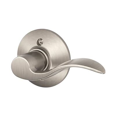 SCHLAGE F170ACC619RH Accent Right Hand Dummy Lever, Satin Nickel by (English Manual) SCHLAGE F170ACC619RH Accent Right Hand Dummy Lever, Satin Nickel by (English Manual)