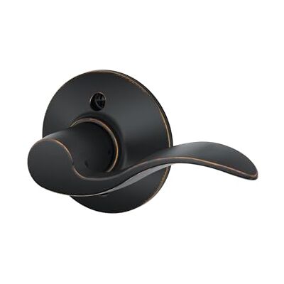 SCHLAGE F170ACC716RH Accent Rechtshandige Hefboom, Oud Brons, Standaard SCHLAGE F170ACC716RH Accent Rechtshandige Hefboom, Oud Brons, Standaard