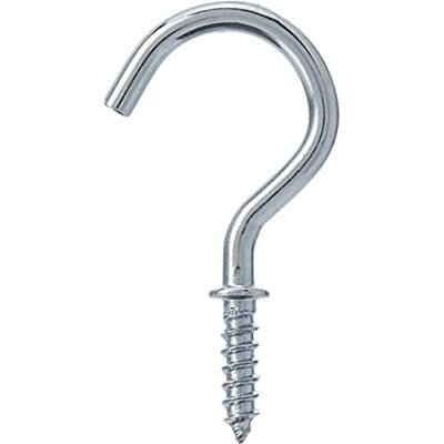 Merriway Bulk Hardware BH01111 25 mm verchroomde haken (verpakking à 20) Merriway Bulk Hardware BH01111 25 mm verchroomde haken (verpakking à 20)