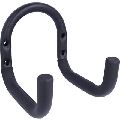 Amig Gereedschapshaak Muurbeugel Verzinkt staal Antislip rubberen coating Draagvermogen 60 kg Ideaal voor fietsen en tuingereedschap Amig Gereedschapshaak Muurbeugel Verzinkt staal Antislip rubberen coating Draagvermogen 60 kg Ideaal voor fietsen en tuingereedschap