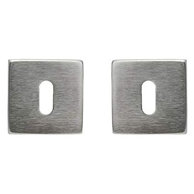 BRICARD 2 functionele rozetten Epure Voor kamerdeur met slot. verchroomd BRICARD 2 functionele rozetten Epure Voor kamerdeur met slot. verchroomd