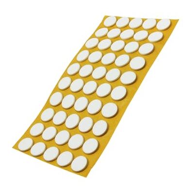 Adsamm ® / 50 x zelfklevende anti-slip pads/wit/Ø 16 mm/rond, / stick -on antislip EPDM rubberen pads/meubelbeschermpads ® Quality Adsamm ® / 50 x zelfklevende anti-slip pads/wit/Ø 16 mm/rond, / stick -on antislip EPDM rubberen pads/meubelbeschermpads ® Quality