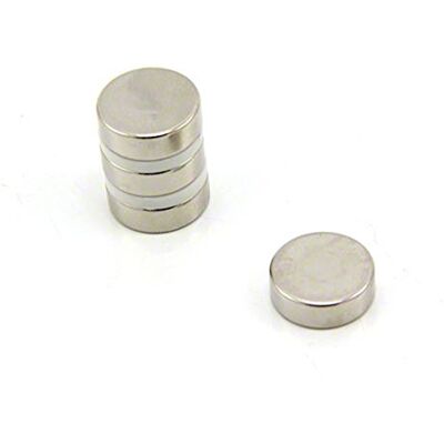 first4magnets F215-4 diameter dikker N42-neodymium magneet 5,4 kg aantrekkingskracht (4 stuks per verpakking), 15 mm dia x 5 mm dik, 4 stuks first4magnets F215-4 diameter dikker N42-neodymium magneet 5,4 kg aantrekkingskracht (4 stuks per verpakking), 15 mm dia x 5 mm dik, 4 stuks