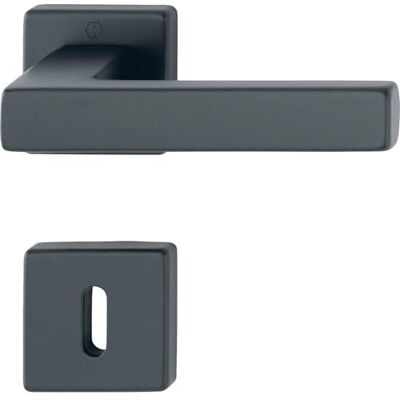 HOPPE Deurklink AUSTIN op rozet BB, aluminium zwart HOPPE Deurklink AUSTIN op rozet BB, aluminium zwart
