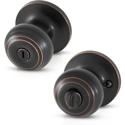 Honeywell 8101402 Classic Privacy deurknop, olie gewreven brons Honeywell 8101402 Classic Privacy deurknop, olie gewreven brons