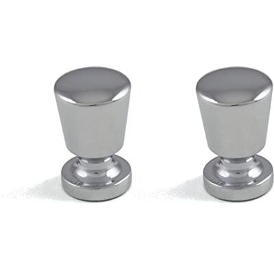 cyclingcolors 2 x ladeknop van verchroomd metaal, glanzend, gepolijst, 24 mm, meubeldesign, deur, handgreep, commode, kast, huis, om te schroeven cyclingcolors 2 x ladeknop van verchroomd metaal, glanzend, gepolijst, 24 mm, meubeldesign, deur, handgreep, commode, kast, huis, om te schroeven