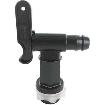 Merriway BH05557 Water Butt Regen Water Collectie Vat Tap met Moer, Zwart Plastic Push-Fit, Wit Merriway BH05557 Water Butt Regen Water Collectie Vat Tap met Moer, Zwart Plastic Push-Fit, Wit