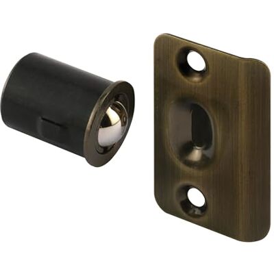 PRiME Deurstop, Drive-in Ball Catch met Strike, Groot, Antiek Messing PRiME Deurstop, Drive-in Ball Catch met Strike, Groot, Antiek Messing