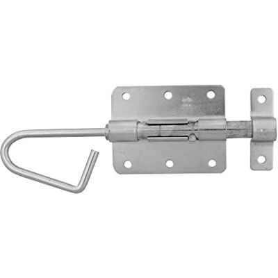 Amig Opbouwdeurslot Veiligheidsslot voor uw huis Robuust poortslot Verzinkt staal Kleur: zilver 200 x Ø12 mm Amig Opbouwdeurslot Veiligheidsslot voor uw huis Robuust poortslot Verzinkt staal Kleur: zilver 200 x Ø12 mm