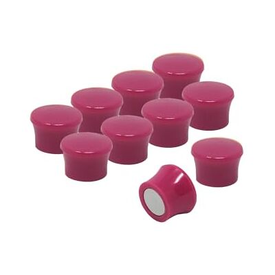 first4magnets Roze sterke memo magneten - Set van 10 first4magnets Roze sterke memo magneten - Set van 10