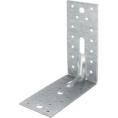 Alberts 342081 Zware hoekverbinding sendzimir verzinkt 150 x 150 x 65 mm Alberts 342081 Zware hoekverbinding sendzimir verzinkt 150 x 150 x 65 mm