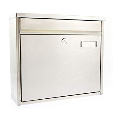 Sterling MB16ST Ouse Wandmontage Gegalvaniseerde Afsluitbare Weerbestendige Postdoos, Roestvrij staal, 36x32x12cm Sterling MB16ST Ouse Wandmontage Gegalvaniseerde Afsluitbare Weerbestendige Postdoos, Roestvrij staal, 36x32x12cm