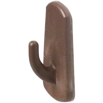 Amig Pak van 20 multifunctionele zelfklevende hangers Gemakkelijk te gebruiken, boren niet nodig Beschadigt de muur niet Voor gladde oppervlakken Duurzaam plastic Bruin 52 x 28 x 21 mm Amig Pak van 20 multifunctionele zelfklevende hangers Gemakkelijk te gebruiken, boren niet nodig Beschadigt de muur niet Voor gladde oppervlakken Duurzaam plastic Bruin 52 x 28 x 21 mm