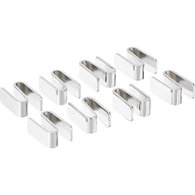 Akro-Mils Awshook8 stuks aansluiting S haken voor chromen draad plankensysteem, 8 stuks Akro-Mils Awshook8 stuks aansluiting S haken voor chromen draad plankensysteem, 8 stuks
