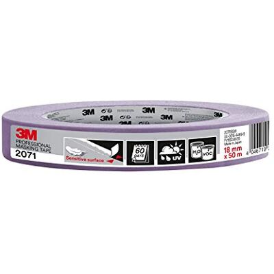 3M Scotch Super schildersafdekband, professionele plus-kwaliteit, paars, 2071 18mm x 50m 3M Scotch Super schildersafdekband, professionele plus-kwaliteit, paars, 2071 18mm x 50m