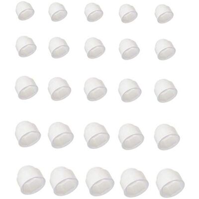 CYCLINGCOLORS - Cappuccio Dado M6 - Bianca - Nut Cap CYCLINGCOLORS - Cappuccio Dado M6 - Bianca - Nut Cap