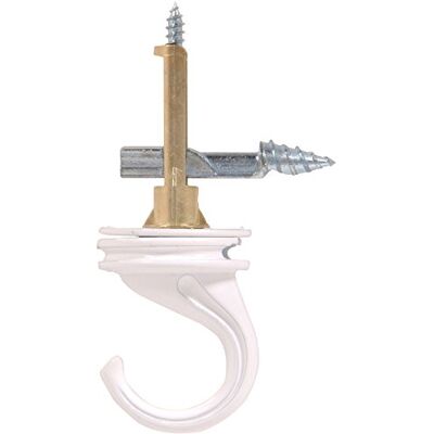 Hillman The Group 122415 witte boor haak plafond hanger, 1-Pack Hillman The Group 122415 witte boor haak plafond hanger, 1-Pack