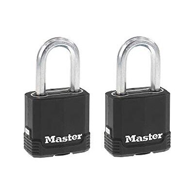 Master Lock M115XTLF Magnum Heavy Duty Outdoor hangslot met sleutel, 2 stuks gelijksluitend Master Lock M115XTLF Magnum Heavy Duty Outdoor hangslot met sleutel, 2 stuks gelijksluitend