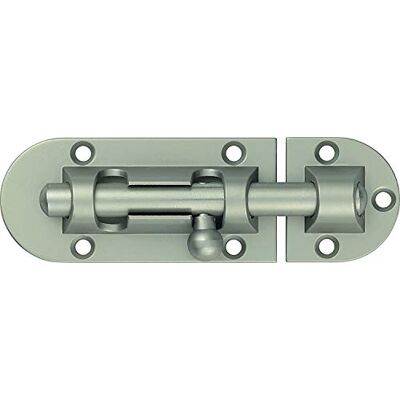 ABUS 59685 SRDR80N schuifgrendel, mat vernikkeld ABUS 59685 SRDR80N schuifgrendel, mat vernikkeld