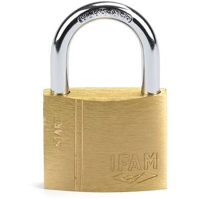 IFAM SR45 Anti-diefstalhangslot, startbereik, 45 mm, normale boog, dubbele vergrendeling, inclusief 2 gekartelde sleutels, sterk en betrouwbaar, ideaal voor koffers, kluisjes en laden IFAM SR45 Anti-diefstalhangslot, startbereik, 45 mm, normale boog, dubbele vergrendeling, inclusief 2 gekartelde sleutels, sterk en betrouwbaar, ideaal voor koffers, kluisjes en laden