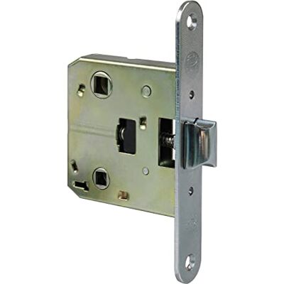 Amig Geïntegreerd slot voor houten deuren Binnendeurslot Messingkleurig stalen insteekslot 50 mm doornmaat Afwerking: Mat Amig Geïntegreerd slot voor houten deuren Binnendeurslot Messingkleurig stalen insteekslot 50 mm doornmaat Afwerking: Mat