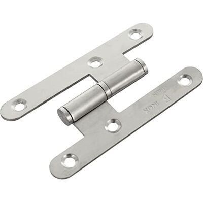 Jdel 4 stuks bouten roestvrij staal ronde rand zonder gekartelde 100 mm rechts, nikkel, 100x57 Jdel 4 stuks bouten roestvrij staal ronde rand zonder gekartelde 100 mm rechts, nikkel, 100x57