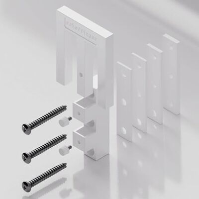 Scheffinger EM3_ raambeveiliging voor ramen of deuren van kunststof/hout/aluminium Eenvoudig wit Scheffinger EM3_ raambeveiliging voor ramen of deuren van kunststof/hout/aluminium Eenvoudig wit