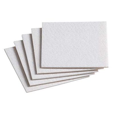 Metafranc Viltglijders zelfklevend effectieve bescherming van uw meubels en stoelen / meubelglijders voor gevoelige vloeren / stoelglijders / vilt gesneden 100 x 100 mm (5 Stuk) wit Metafranc Viltglijders zelfklevend effectieve bescherming van uw meubels en stoelen / meubelglijders voor gevoelige vloeren / stoelglijders / vilt gesneden 100 x 100 mm (5 Stuk) wit