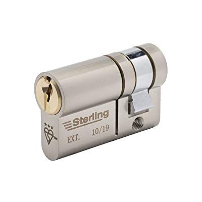 Sterling ESD1150 TS007 3 Sterpolitie Goedgekeurd Door Ontwerp Euro Deurcilinder, Dual Finish Messing & Satijn Nikkel Sterling ESD1150 TS007 3 Sterpolitie Goedgekeurd Door Ontwerp Euro Deurcilinder, Dual Finish Messing & Satijn Nikkel
