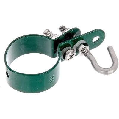 Alberts 655617 klem voor gevlochten spanstaven verzinkt, groen met kunststof gecoat klemmen Ø 42 mm Alberts 655617 klem voor gevlochten spanstaven verzinkt, groen met kunststof gecoat klemmen Ø 42 mm